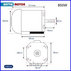 850W 1100W DC Brushless Motor + Main Board Speed Controller For CD210V WM210V