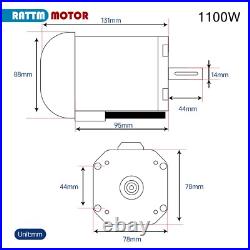 850W 1100W DC Brushless Motor + Main Board Speed Controller For CD210V WM210V