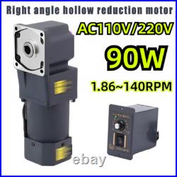 90W 110/220V Right Angle Hollow Output Reduction Motor Variable Speed Controller 90W 110/220V Right Angle Hollow Output Reduction Motor Variable Speed Controller