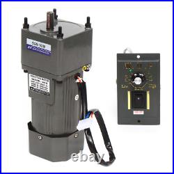 90W 220V AC Gear Motor Electric Motor Variable Reducer Speed Controller 1100