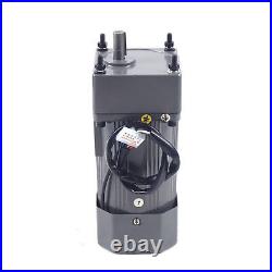 90W 220V AC Gear Motor Electric Variable Speed Reducer Controller 270RPM Torque