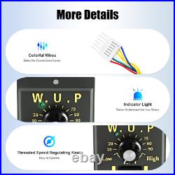 90W AC Gear Motor Electric 270 rpm Variable Speed Reducer Controller Torque 220V 90W AC Gear Motor Electric 270 rpm Variable Speed Reducer Controller Torque 220V
