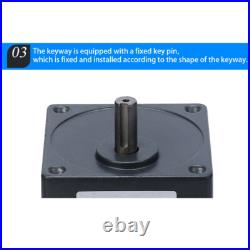 90W AC Gear Motor Electric 270 rpm Variable Speed Reducer Controller Torque 220V