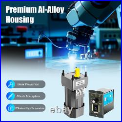 90W AC Gear Motor Electric 270 rpm Variable Speed Reducer Controller Torque 220V 90W AC Gear Motor Electric 270 rpm Variable Speed Reducer Controller Torque 220V