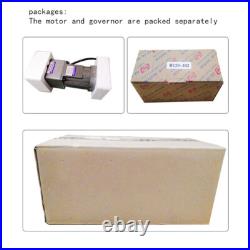 90W AC Gear Motor Electric 270 rpm Variable Speed Reducer Controller Torque 220V