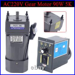 90W AC Gear Motor Electric 270 rpm Variable Speed Reducer Controller Torque 220V 90W AC Gear Motor Electric 270 rpm Variable Speed Reducer Controller Torque 220V