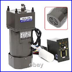 90W Geared Speed Motor AC Geared Motor With Speed Controller 220V 0-27RPM 150