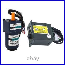 AC220V Geared Motor With Controller Single Phase Speed Reduction Gear Variable