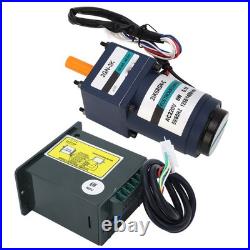 AC220V Geared Motor With Controller Single Phase Speed Reduction Gear Variable