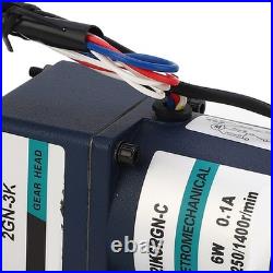 AC220V Geared Motor With Controller Single Phase Speed Reduction Gear Variable
