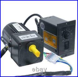 AC 220V 25W Gear Motor Electric Motor Variable Speed Controller 110 125 RPM/MIN