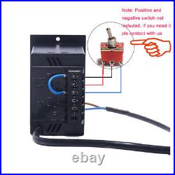 AC Gear 6-400W Motor Adapter Electric Motor Variable Speed Controller Gear Box