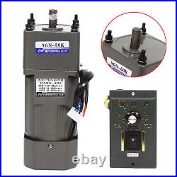 AC Gear Motor Reducer Electric Variable Speed Controller 150 0-27RPM 90W 220V