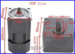 AC Gear Motor Reducer Electric Variable Speed Controller 150 0-27RPM 90W 220V