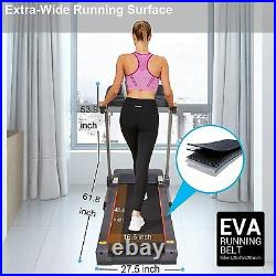 APP Control Treadmill Electric Motorised Folding Running Machine Fitness Home UK