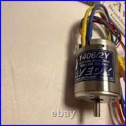 AVEOX Motor 1406/2Y with Speed Controller L160 NEW in Box for R/C Vehicles