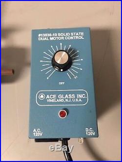 Ace Glass Variable Speed Reversible Overhead Stirrer & Dual Motor Control