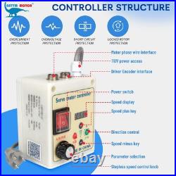 Adjustable Speed Rotary Axis 125mm 3 Jaw Chuck 750W Brushless Motor Controller