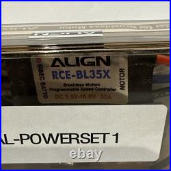 Align 450 Brushless Motor and ESC Speed Controller AGNK10304A AGNKX850165