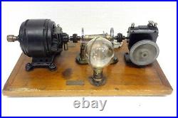 Antique Very Rare Boulitte Paris French Electric Motor Centrifugal Speed Control