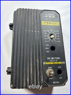 Baldor BC154 CN3000A37 DC Motor Speed Controller SSR Nema 4X