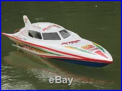 Brand New 28 Motor Radio Control RC S2 7000 White Stealth Racing RS Speed Boat