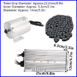Brushless Motor Kit High Speed 72V 3000W DC Motor Controller Kit RL
