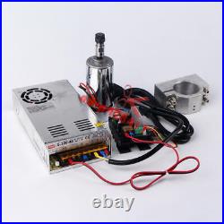 CNC 300W ER11 spindle motor Kit + Power supply + 52mm Clamp + speed controller