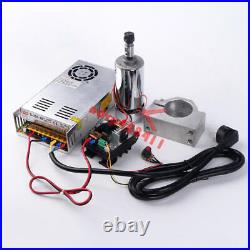 CNC 300W ER11 spindle motor Kit + Power supply + 52mm Clamp + speed controller