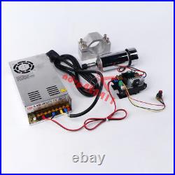 CNC 300W ER11 spindle motor Kit + Power supply + 52mm Clamp + speed controller