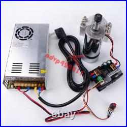 CNC 300W ER11 spindle motor Kit + Power supply + 52mm Clamp + speed controller