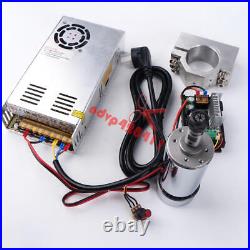 CNC 300W ER11 spindle motor Kit + Power supply + 52mm Clamp + speed controller