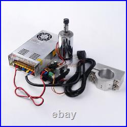 CNC ER11 300W spindle motor Kit + Power supply + 52mm Clamp + speed controller #