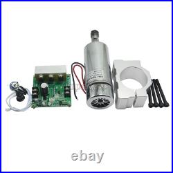 CNC ROUTER MILLING Air Cooled 0.4KW Spindle Motor & PWM Speed Controller & Mount