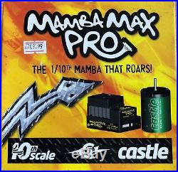 Castle 1/10th Mambamax Pro ESC And CM36 Sensorless Brushless Car Motor Combo