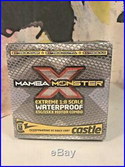 Castle Creations Mamba Monster X 25.2V ESC 8A BEC with 1512-2650Kv Sensored Motor