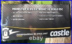 Castle Creations Mamba Monster X 8S 1/6 ESC/Motor Combo with2028 800KV + FAN