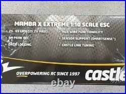 Castle Creations Mamba X 1/10 Brushless Combo with1406 Sensored Motor 4600kV New