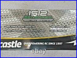 Castle Creations Monster X 1/8 Brushless Combo with1512 Sensored Motor 010-0145-04