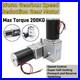 DC 12V/24V Worm Gear Speed Reducer Gearbox Electric Gear Motor High Torque