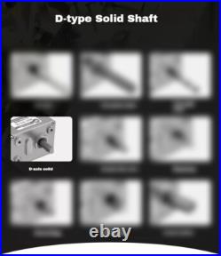 DC 12V/24V Worm Gear Speed Reducer Gearbox Electric Gear Motor High Torque