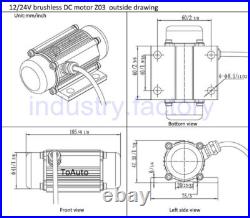 DC Vibrator 12V/24V Micro Vibration Motor Speed Controller For Feeder Chair DIY