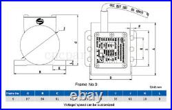 Display Micro Vibration Motor & Speed Controller 12/24/36V DC Brushless Vibrator