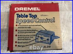 Dremel 219 T2 Table Top Motor Speed Control For MOTO 120V 245 250 260 270 280