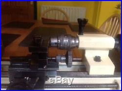 EMCO UNIMAT 3 lathe & accessories fitted with DC motor & speed controller