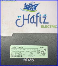 EMERSON SKBD200110 COMMANDER SK AC MOTOR SPEED CONTROLLER 1.1kW 200-240VAC 1PH