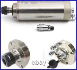 EU? 2.2KW Water Cooled Spindle ER20 Milling Motor+VFD Speed Control+Pump+Collet