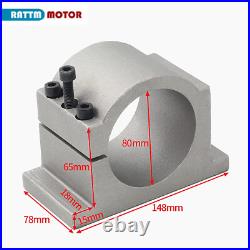 EU? 2.2KW Water Cooled Spindle ER20 Milling Motor+VFD Speed Control+Pump+Collet