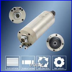 EU? 2.2KW Water Cooled Spindle ER20 Milling Motor+VFD Speed Control+Pump+Collet