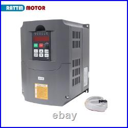 EU? HY 4KW 220V Inverter VFD Frequency Drive Speed Control 5HP 18A & 2M Cable